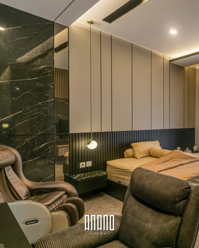 Sunter Jaya House - Bedroom - Sunter Jaya, Jakarta Utara (4) Proyek Anano - Kontraktor Interior - Sunter Jaya House - Bedroom - Jakarta Utara